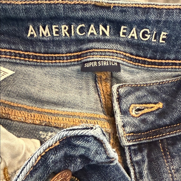 American Eagle Outfitters Blue Flare Jeans - Picture 2 of 5